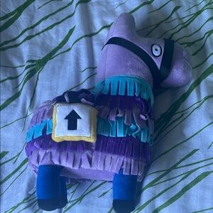Purple and Blue Llama Plush Toy